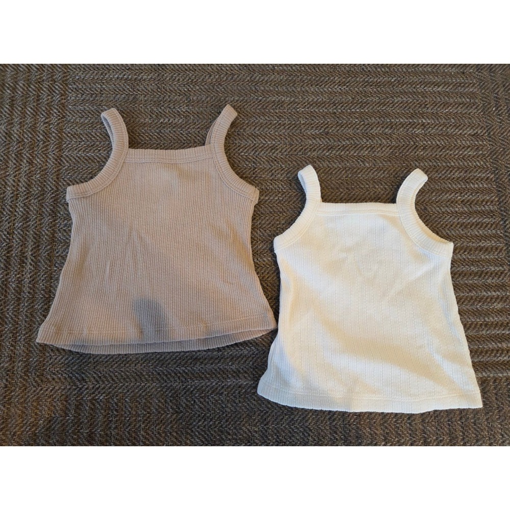 Little co baby girl tank set 6 mos